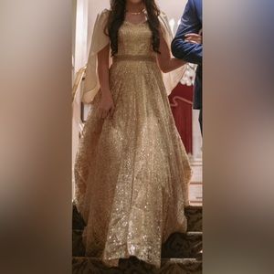 Gold Evening Dress